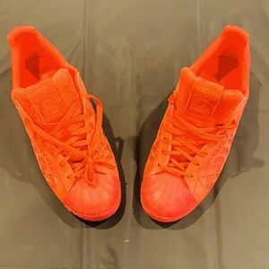Adidas Superstar Reflective sneakers in Red